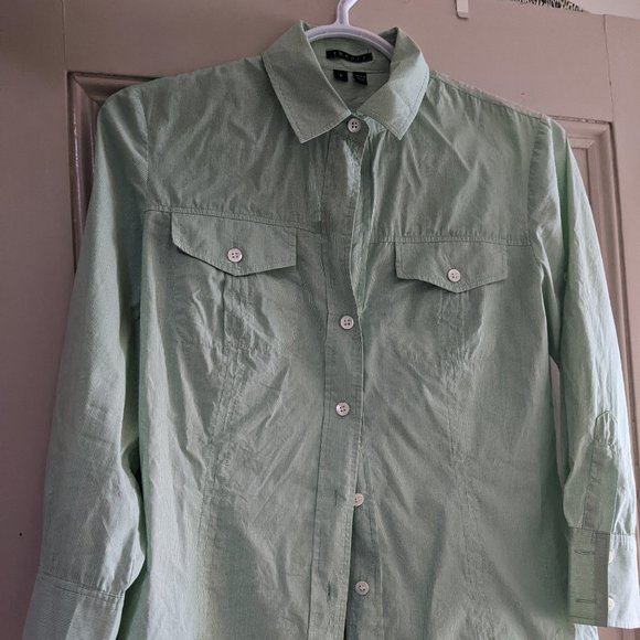 Theory -  Pocket Button Front Shirt Like new - Picture 1 of 8